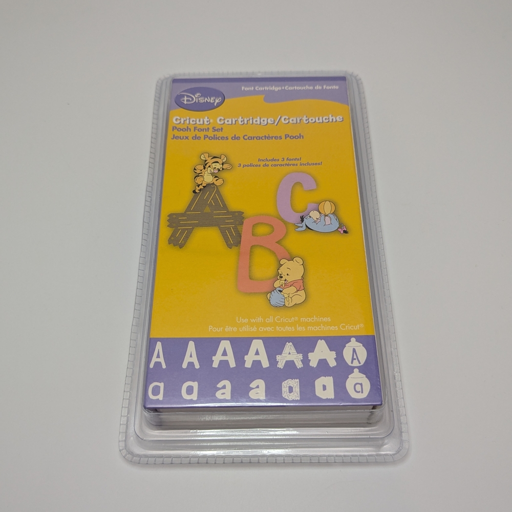 Cricut Disney Winnie The Pooh Font Vintage Cartridge
